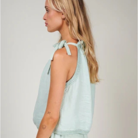 Ulla Johnson Ezra Tank - Cerulean Sz4 - Picture 2 of 6